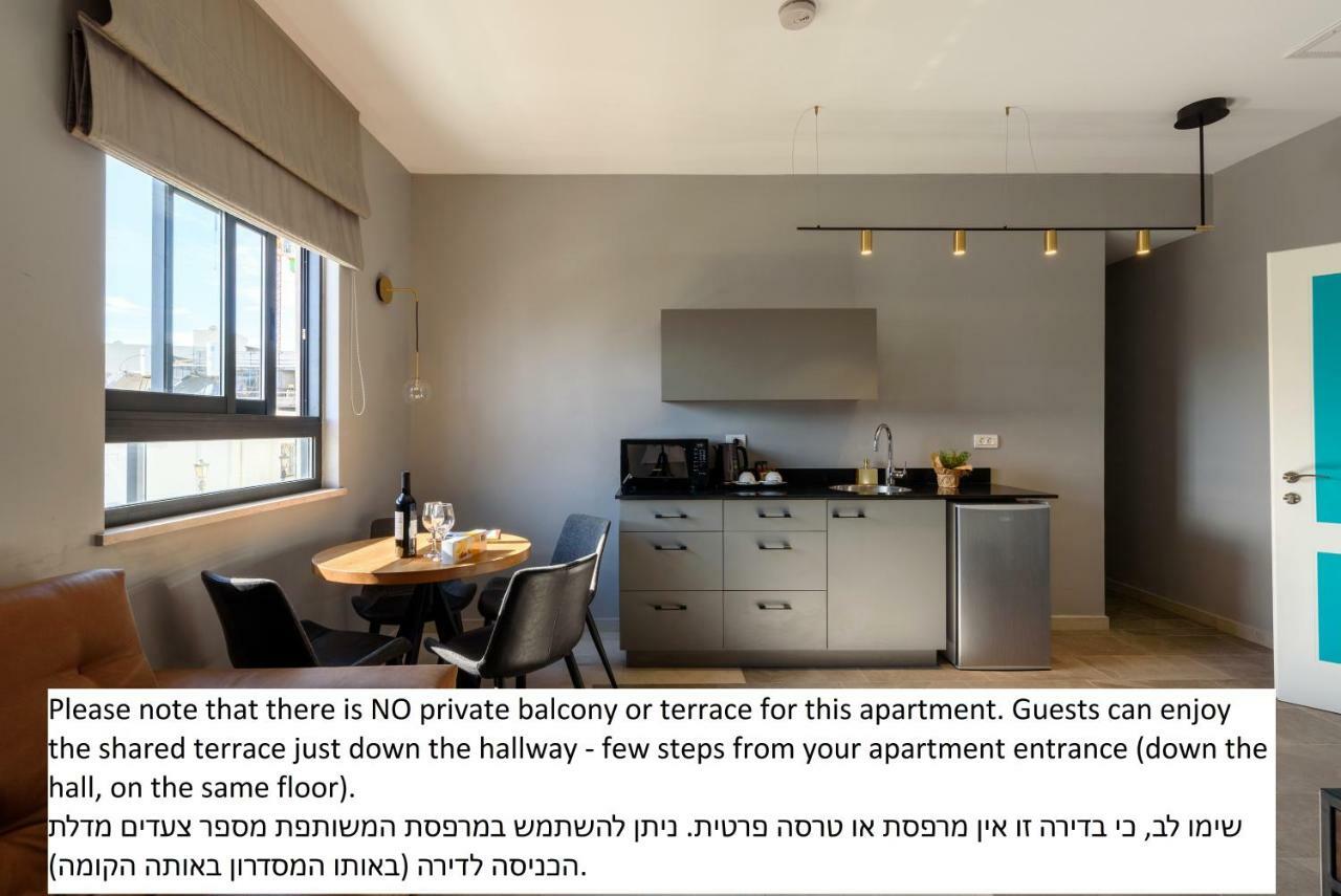 The Roof - By Sea Land Suites Tel Aviv Rom bilde